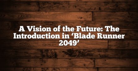 A Vision of the Future: The Introduction in ‘Blade Runner 2049’