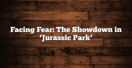 Facing Fear: The Showdown in ‘Jurassic Park’