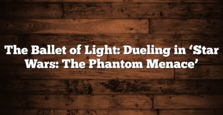 The Ballet of Light: Dueling in ‘Star Wars: The Phantom Menace’