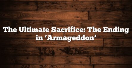 The Ultimate Sacrifice: The Ending in ‘Armageddon’